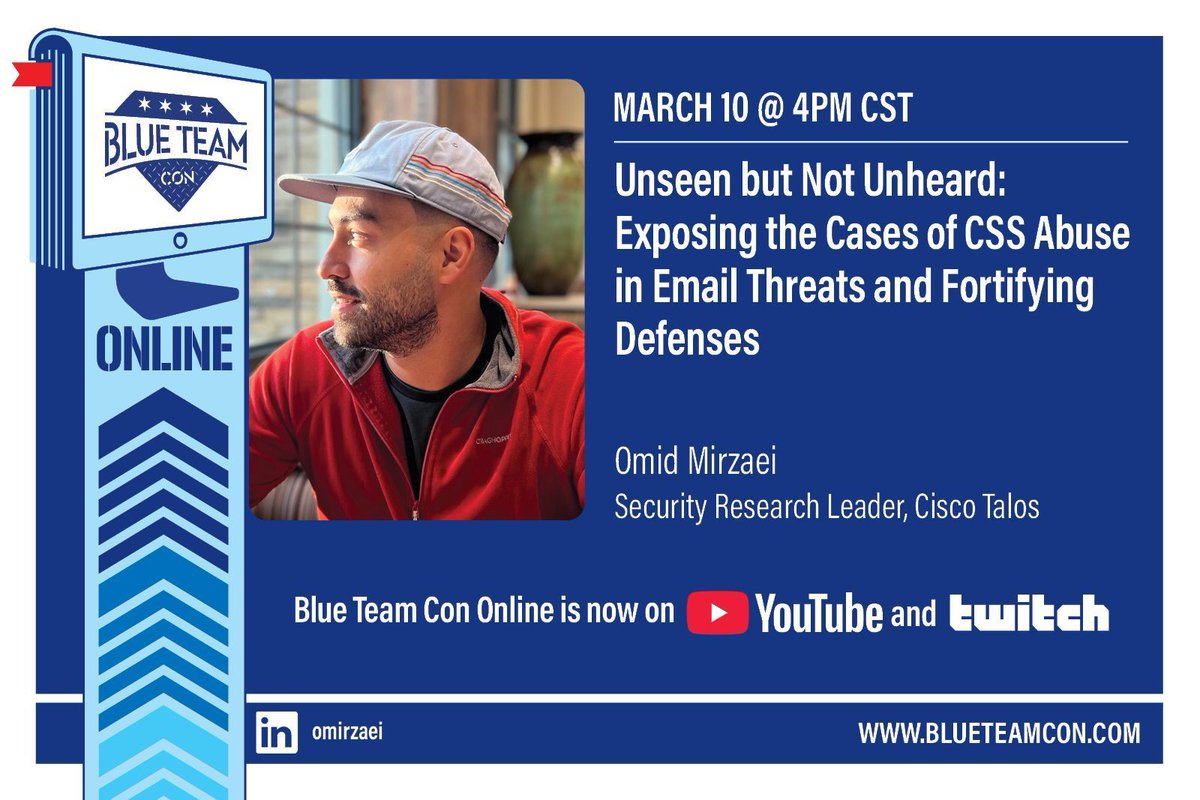 Blue Team Con tweet media