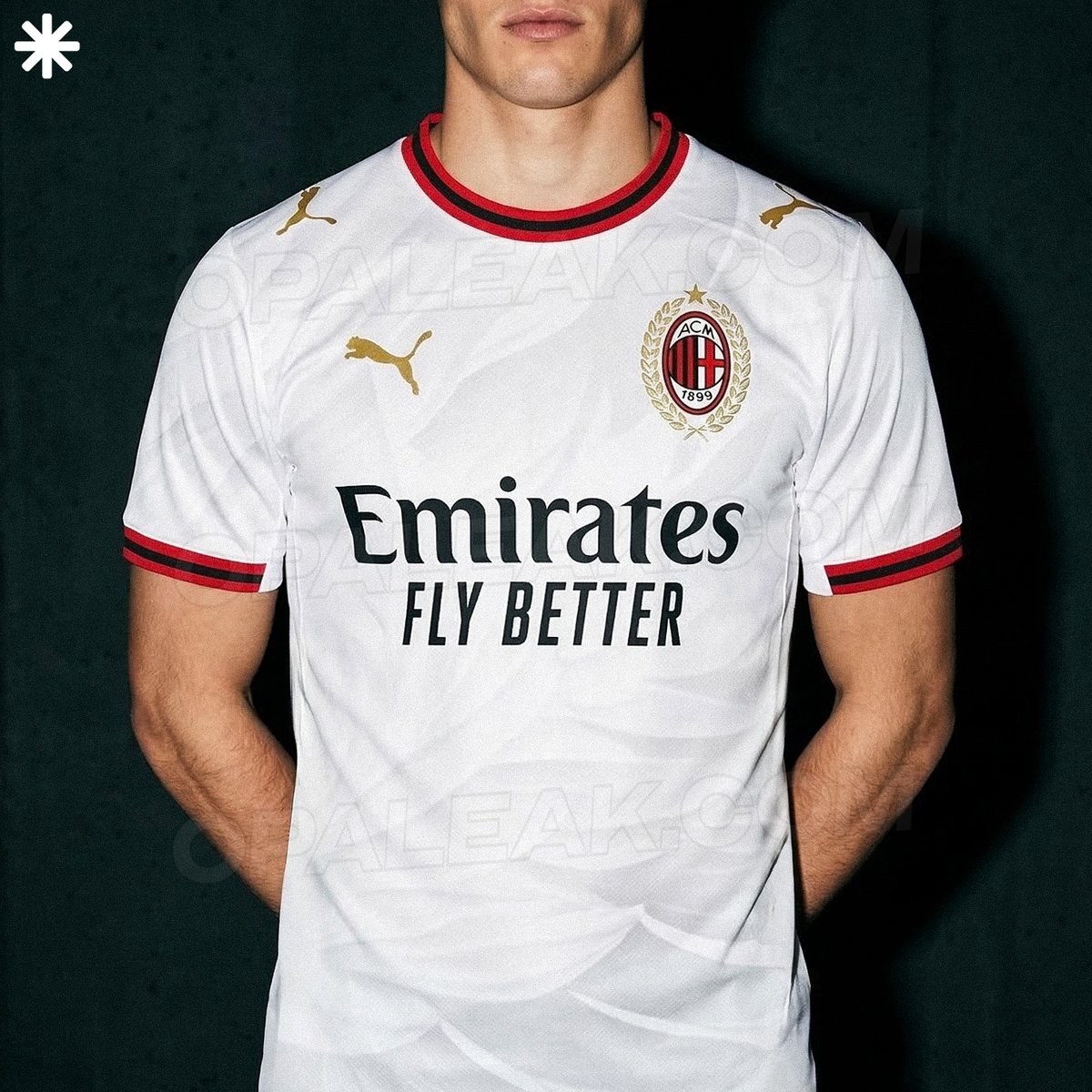 Camiseta visitante AC Milan 25/26.