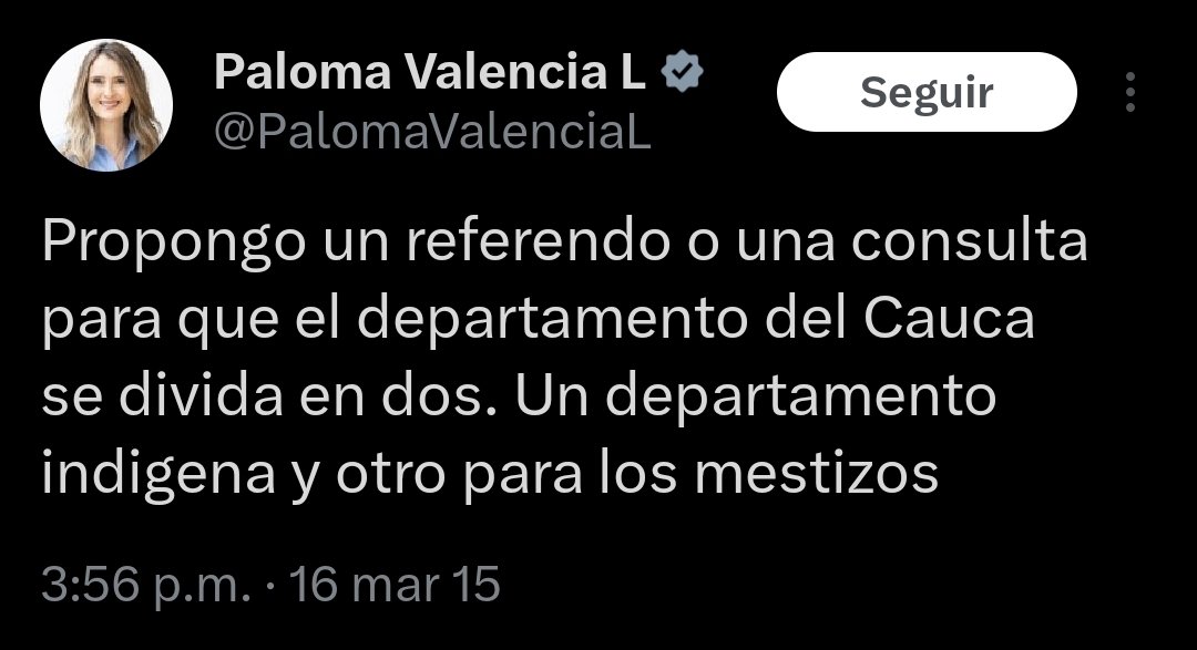 ColomboCristian's tweet photo. @PalomaValenciaL Ternurita... se te olvidó decir algo. https://t.co/vaPJ5aPDES