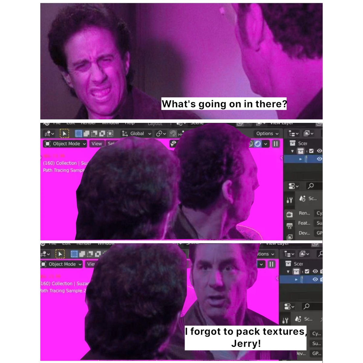 Meme.blend tweet media