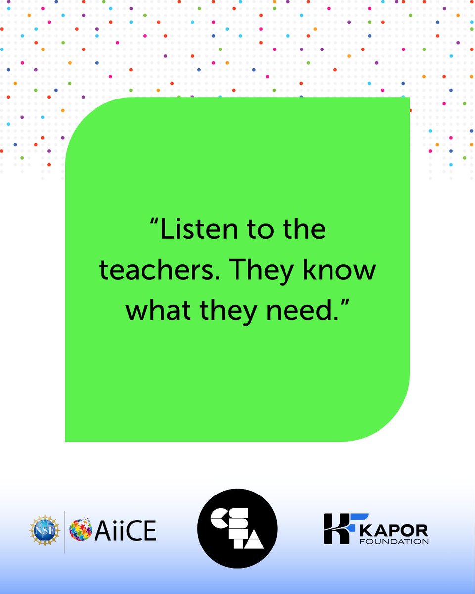 CS Teachers Association (CSTA) tweet media