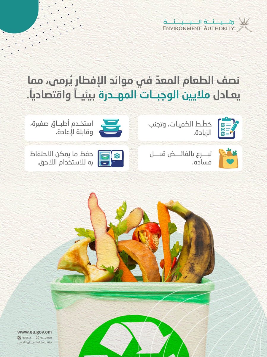 هيئة البيئة - عُمان tweet media