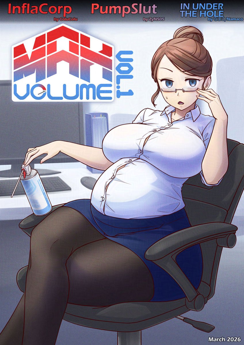 ACL_ColuColu's tweet photo. Here's my part in the new magazine Max Volume by @SmutIndustries, check out the shenanigans going on at InflaCorp and more from other artists! 
Full versions at: https://t.co/zt4HzN9xj2 https://t.co/RbasqzEPPk