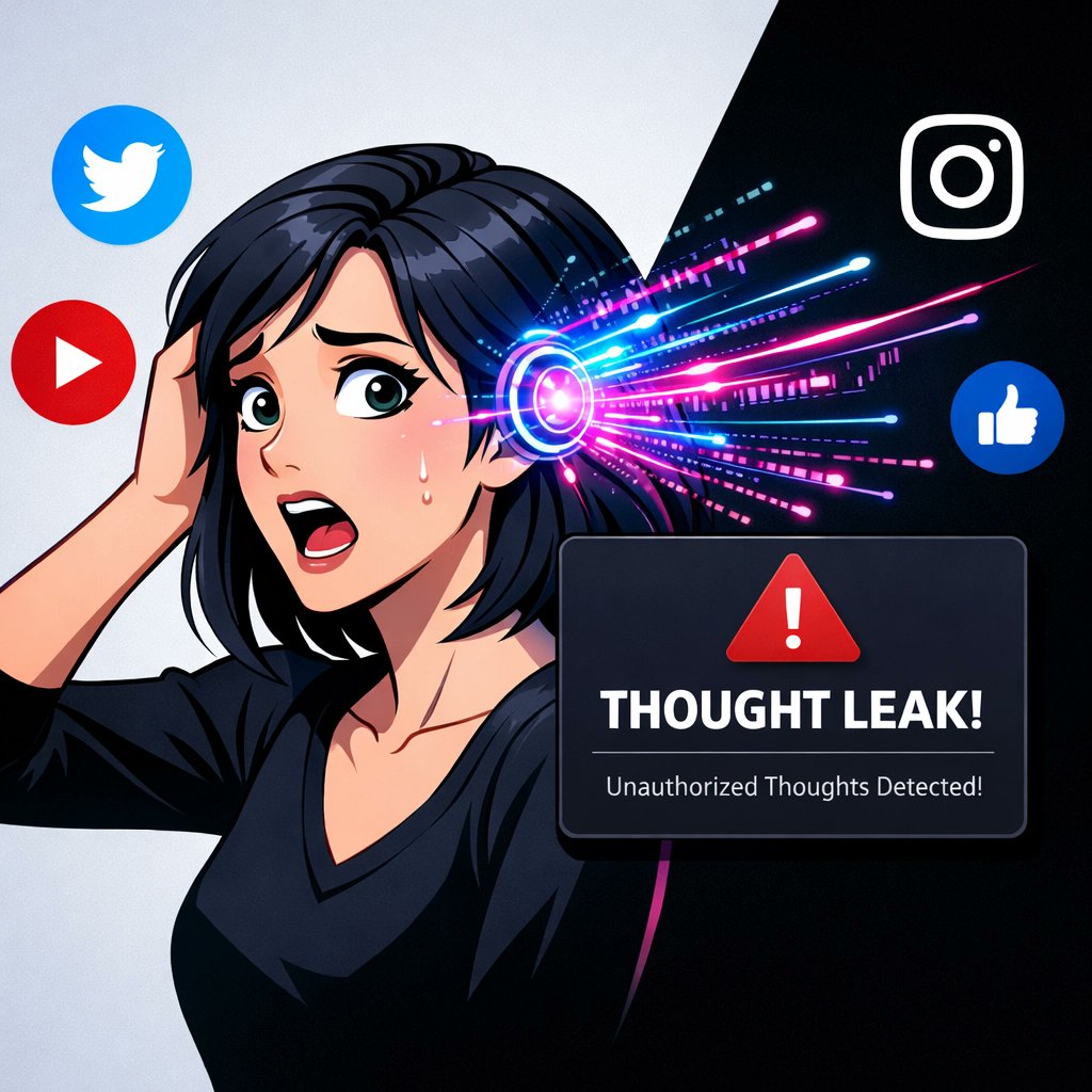 weswest77's tweet image. Your thoughts aren’t yours anymore. 🧠 Neural-link "thought-leaks" are the ultimate privacy nightmare. Imagine your deepest secrets streaming live. Is mental privacy dead? Yayayayayayaya, it’s getting wild! 🕳️ #NeuralLeak #PrivacyIsDead #ThoughtStream @DrDisrespect