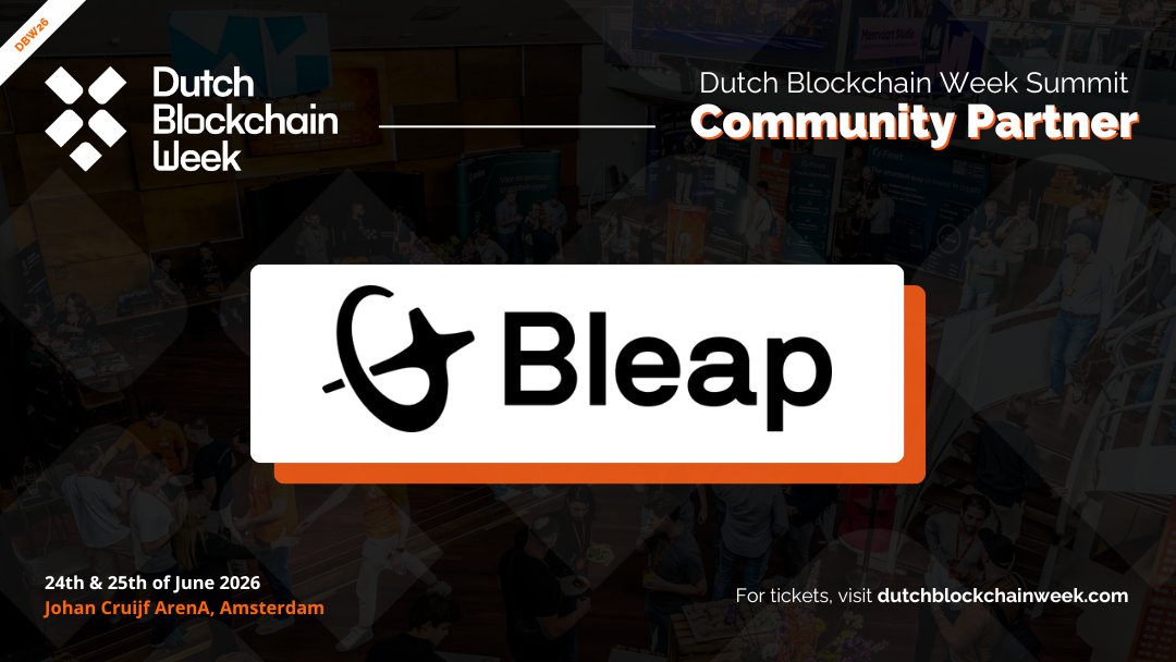 Dutch Blockchain Week tweet media
