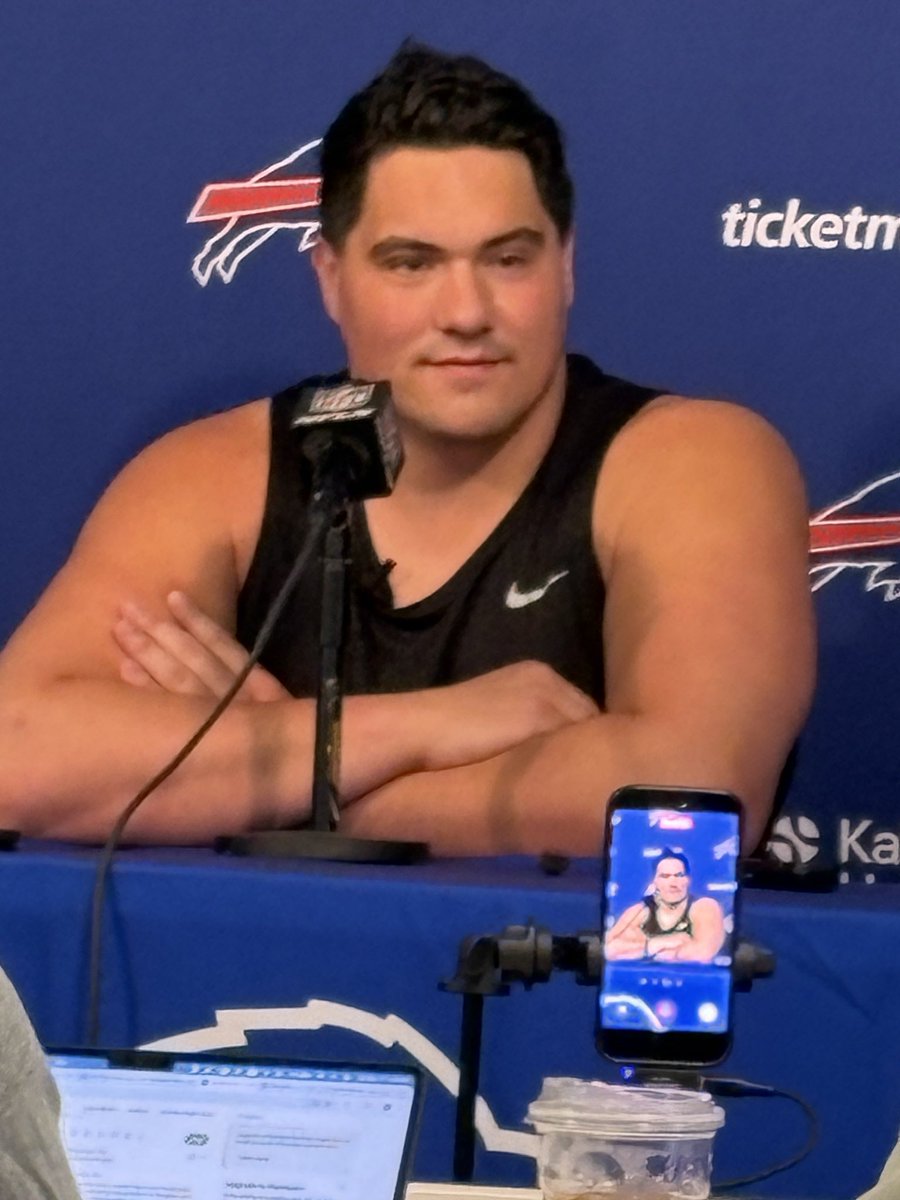 Connor McGovern says Josh Allen was very much involved in his contract extension negotiations.
