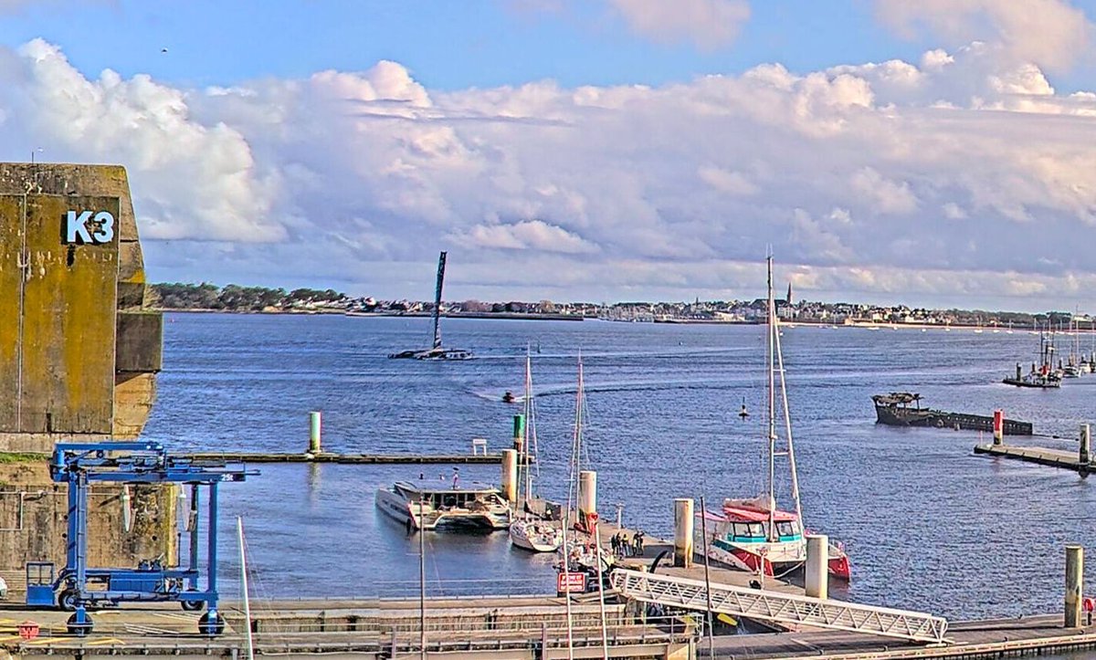 UltimBoat's tweet image. #Ultime #Ultim #Tests 

Sortie au large de Lorient, environ 35 milles dans le Sud de Groix, sous voiles pour la première fois, pour Gitana 18 ce mardi. Les tests se poursuivent en mer.