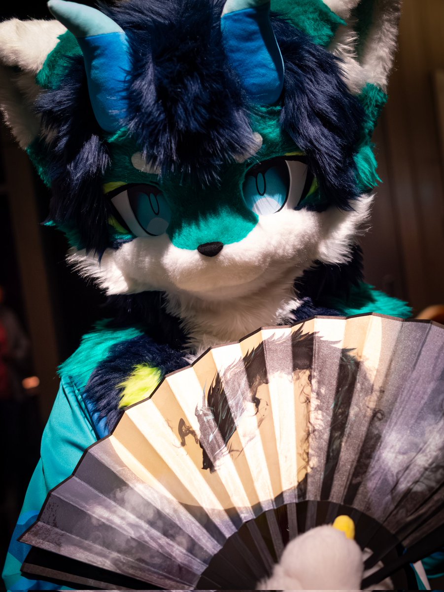 Mingcater's tweet photo. #FursuitEveryday

山不在高，有仙則名。水不在深，有龍則靈。
吾本神龍，騰躍幽冥。冥海翻浪，大澤起雲。

📷：@r1o827 https://t.co/hrkQ7rIR3E
