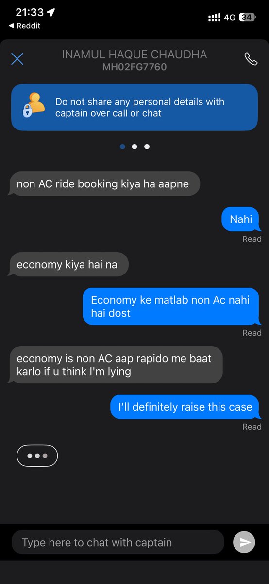 RajendranVarun's tweet photo. Hi @rapidobikeapp, is this true? https://t.co/JrkgyEfl4R