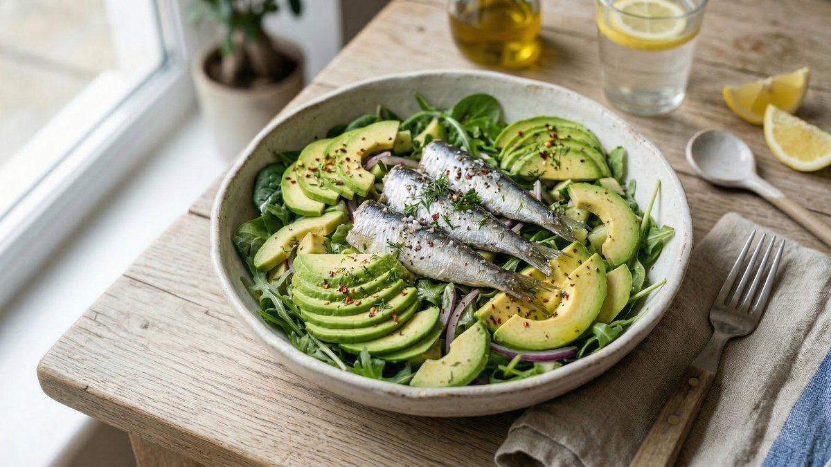 comerbeber's tweet photo. Una lata de sardinas no es comida de último recurso. Es un tesoro.
3 formas de elevarla:
🥖 Crostini con pimientos del piquillo
🍝 Pasta picante mediterránea
🥗 Ensalada con aguacate
https://t.co/HHK5HJhfzx
#sardinas #conservas #RecetasFáciles #cocina https://t.co/h80QrdO4Co