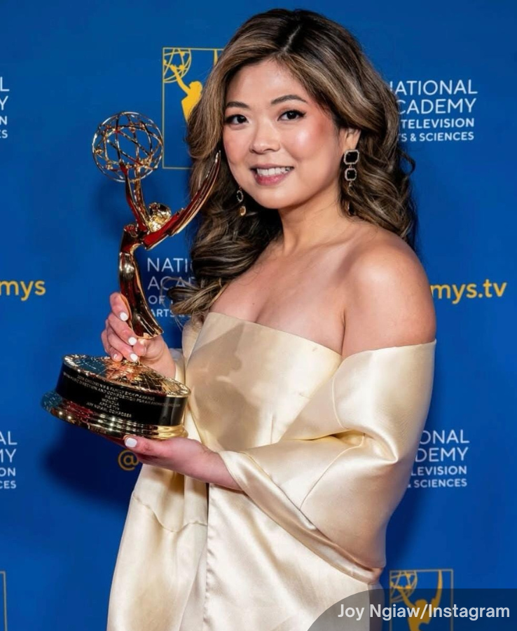 NewsBFM's tweet photo. Malaysian-born Joy Ngiaw won an Emmy Award, securing Outstanding Music Direction and Composition for an Animated Program at the 4th Children’s &amp; Family Emmy Awards.

The 30-year-old earned the accolade for her work on the sci‑fi adventure series WondLa. https://t.co/93o0BILpVO