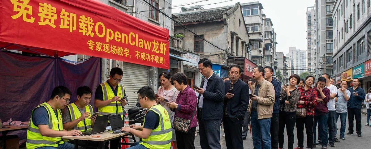 前几天刚排队安装，今天又排队卸载，真绝了！