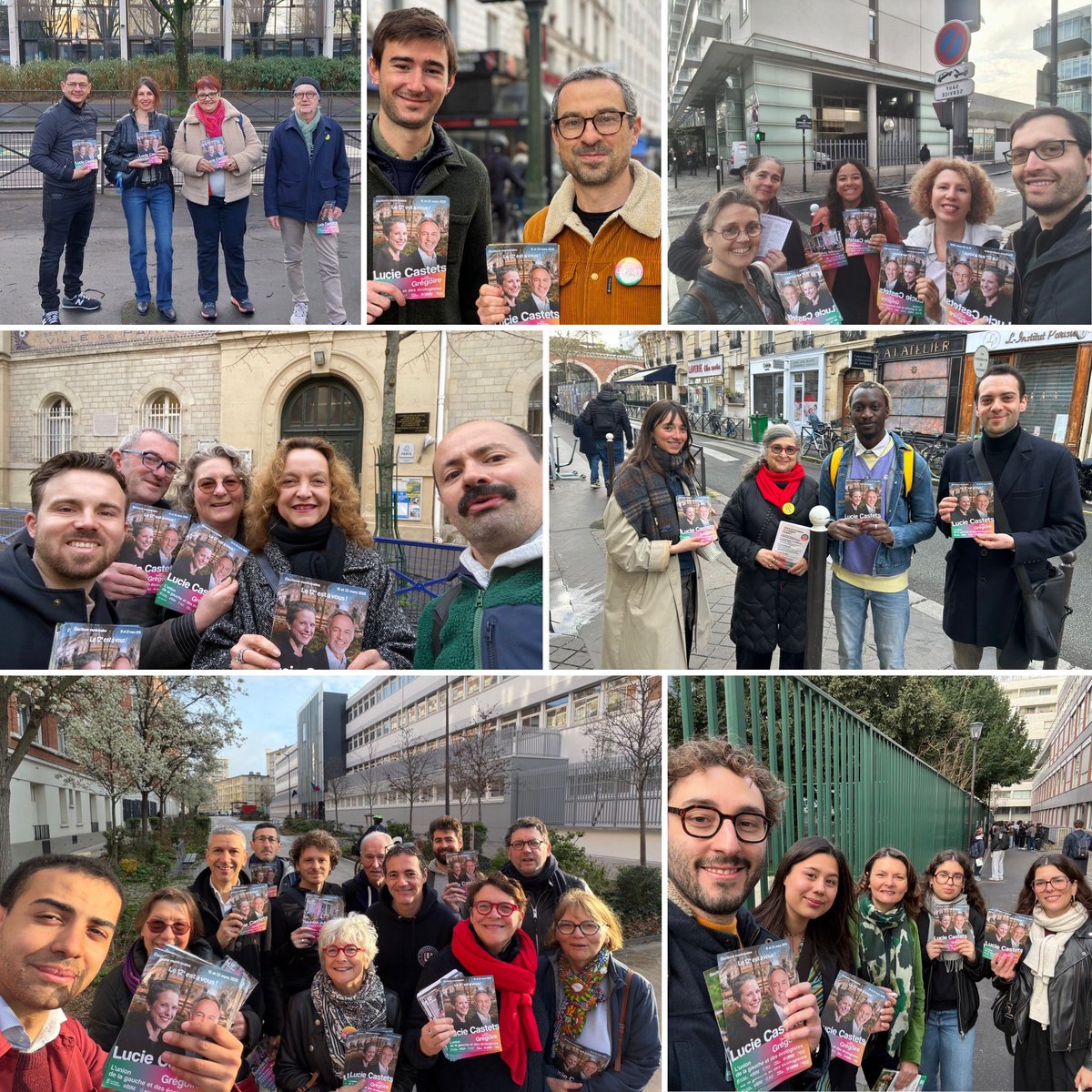 PS_Paris12's tweet photo. La gauche unie sur le terrain ce matin devant les écoles de #Paris12 !

Avec un message clair aux familles du 12e : ne laissez pas les autres décider pour vous.

Les 15 et le 22 mars, votez @egregoire &amp; @CastetsLucie pour un Paris et un 12e vivants, fiers et populaires ✊🏻 https://t.co/1owjvOLU9z