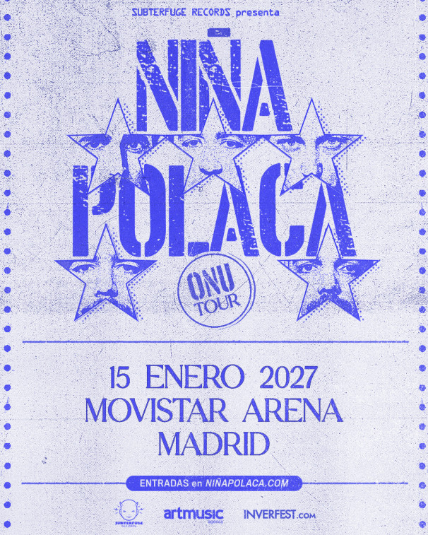javideci's tweet photo. Después del éxito de su gira anterior, con 5 Rivieras incluidas, esto era cuestión de tiempo

@NinaPolaca actuarán el 15 de enero de 2027 en el Movistar Arena en el que será el concierto más importante de su carrera hasta el momento.

Y ojito con el disco que traen entre manos... https://t.co/43b3bNBMDu
