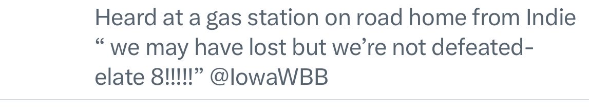 Oops- should be elite 8 😉👀😊🏀🏀