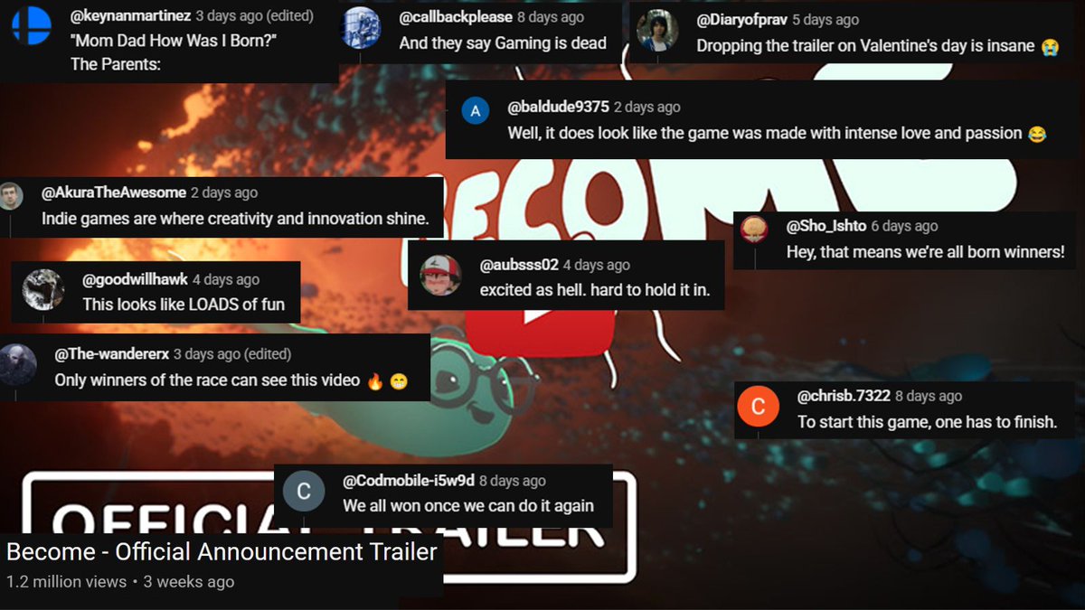 Become_Game's tweet photo. Just 3 weeks since the announcement... We've had more than a million YT views all around the world and hit 80,000 wishlists! 💪
And some video comments are absolutely awesome – keep 'em coming! ❤️

THANKS A TON, SWIMMERS! Now let’s dive back in and polish that gameplay! https://t.co/oRlqK8dGPk