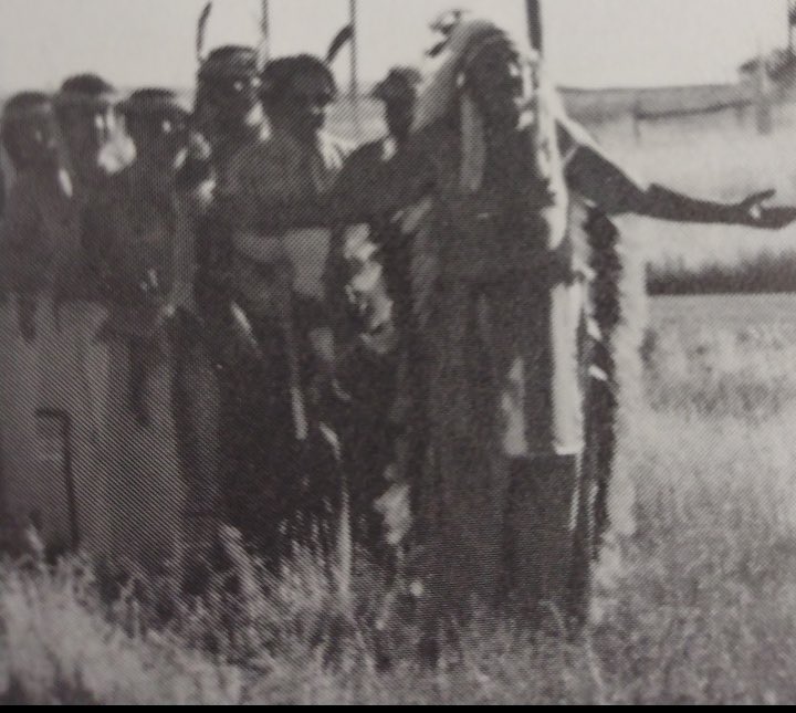 What we know has been passed on through our Grandparents. What we know, we will pass on to our Grandchildren. What we know, will live forever. Mitakuye Oyasin ⚪️🟡🔴⚫️ 
#Sundancers 
#LandBack