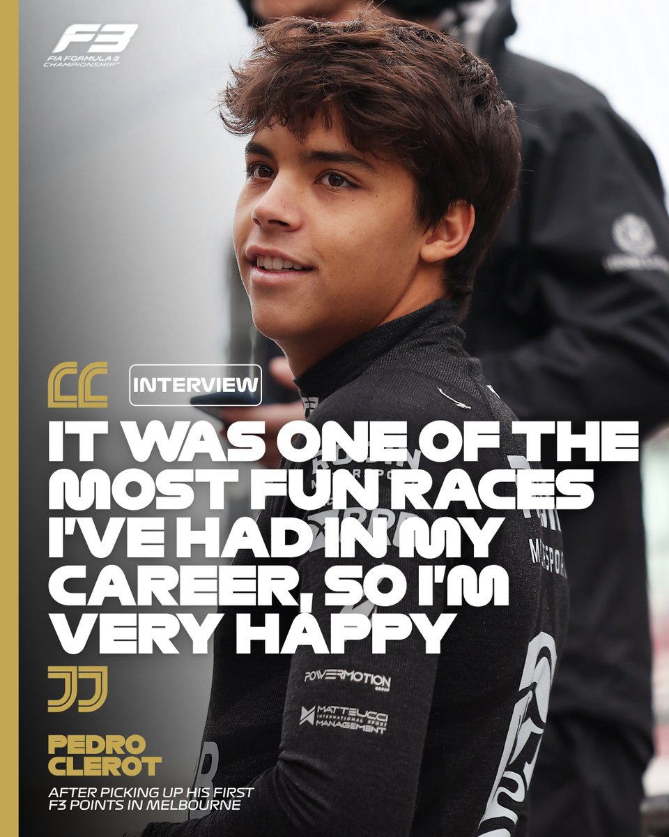 Formula 3 tweet media