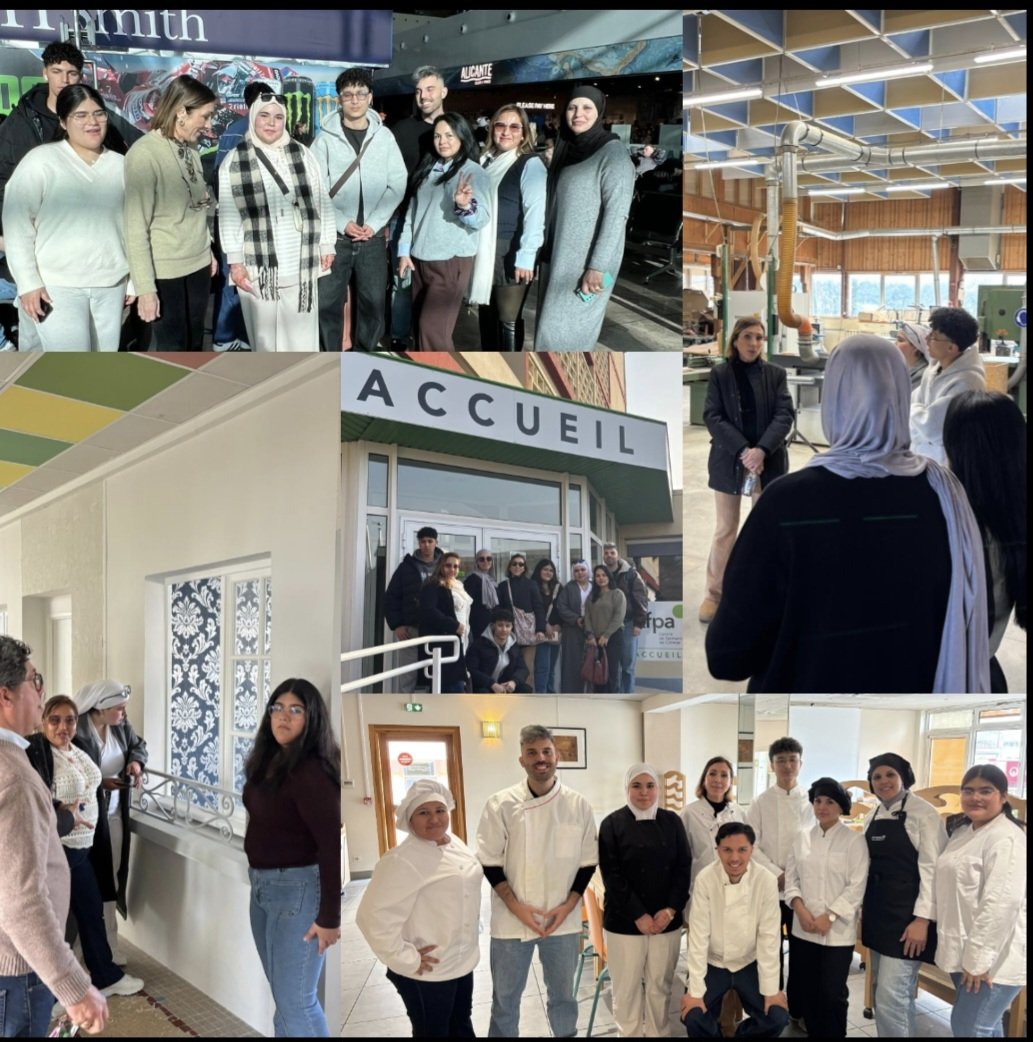 Nuestro alumnado de F.P. de Cocina y Restauración, Gestión Administrativa y Comercio de visita formativa al centro  AFPA  de Colmar.

Esta actividad del <a href="/AltoGuadalentin/">C.E.A. Alto Guadalentín centro Erasmus+</a> se hace gracias a la financiación que recibimos del Proyecto Erasmus +, Consorcio con  la D.G.FP,  <a href="/Educarm/">Educarm</a>