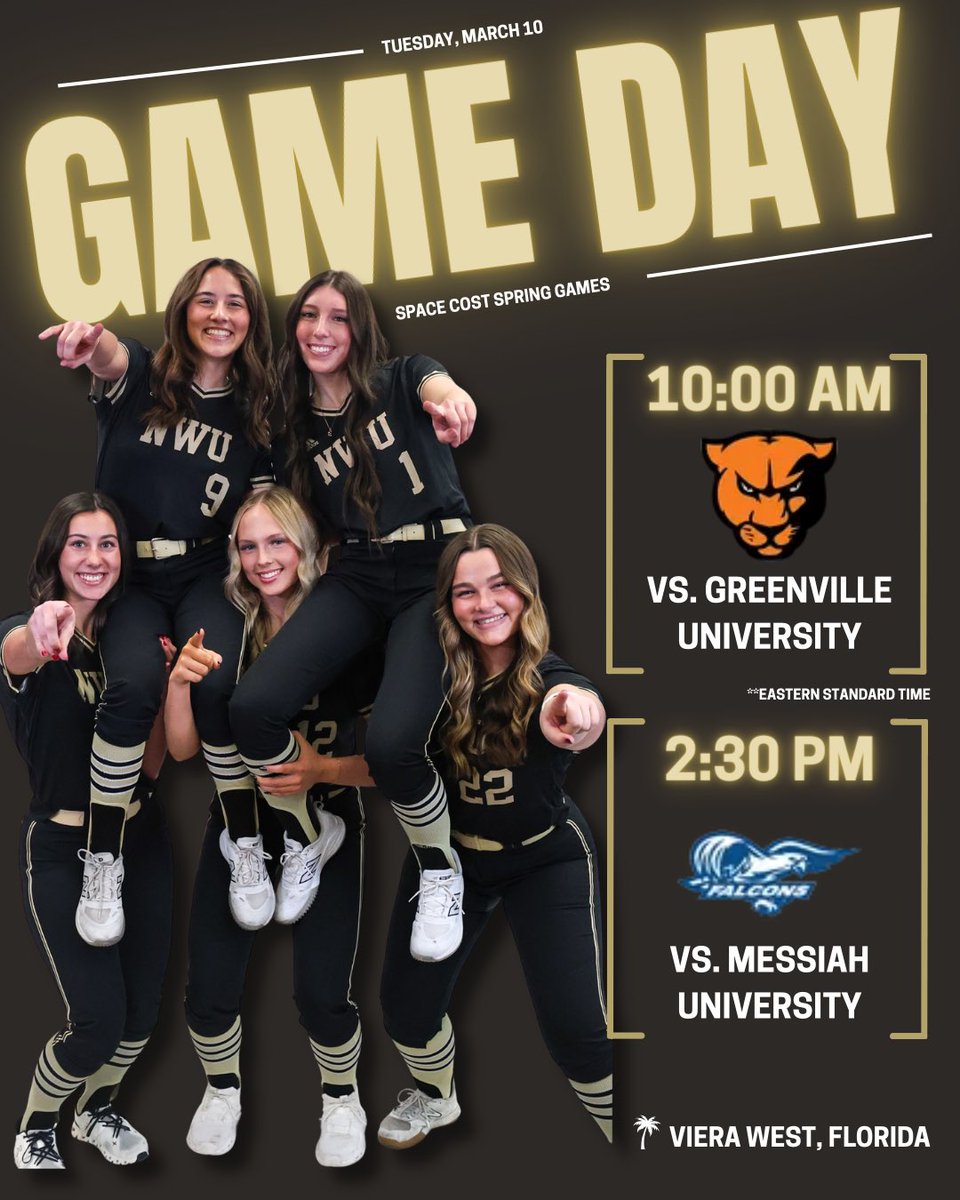 NWU_SOFTBALL's tweet photo. DAY THREE HERE WE GO💪🏻

Livestream: https://t.co/CDOnhx8trj 
Or tune in on GameChanger! 

Both games: White DeMarini

#yipyip #pwolfnation https://t.co/mlFuwRV0Bp