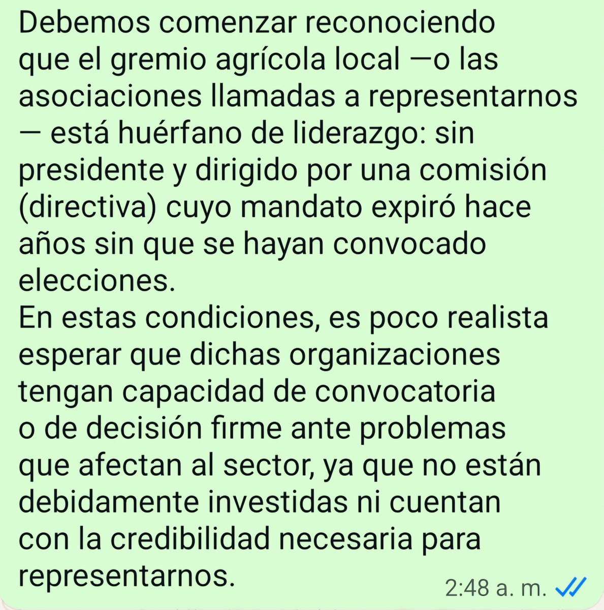 GeneracionY_'s tweet photo. Ministro @AgriculturaRD @Oliverio_Agro los agricultores de Constanza no se sienten representados por las asociaciones ilegitimas que hay, por lo que solicitamos que tome con pinzas cualquier solicitud o planteamiento que le hagan.

Adjunto lo que se habla en redes y que apoyamos https://t.co/r1ofU473xr