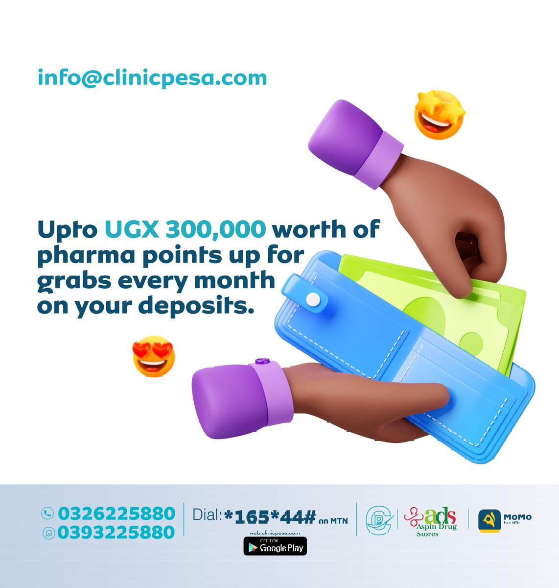 clinicPesa *165*44# tweet media