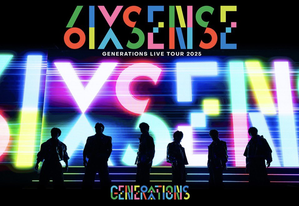 本日リリース】GENERATIONS DVD/Blu-ray Disc『GENERATIONS LIVE TOUR
