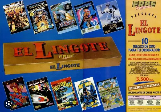 Este pack, llamado El Lingote de Oro, fue lanzado en septiembre de 1985 exclusivamente para Amstrad CPC 464 e incluía 10 juegos, el mejor de todos el Breakchu, un juegazo como la copa de un pino que iba de un coche andando por una carretera y que tenía que sortear obstáculos.