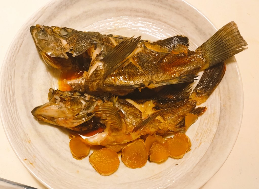 メバルとガシラの煮付け 