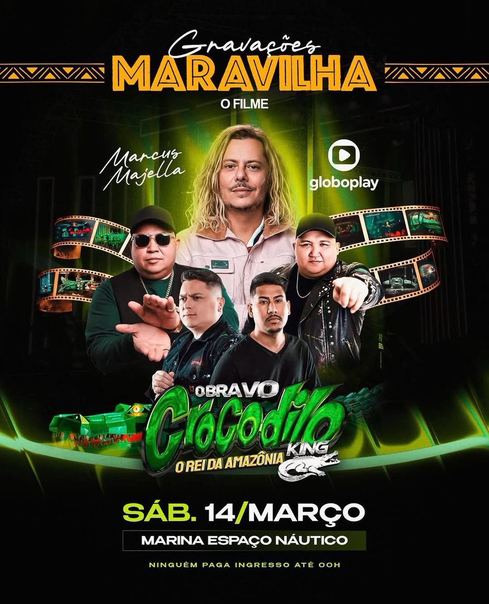 É de Belém? Tá em Belém? Então vai lá curtir a maior aparelhagem do Pará e a gravação do nosso filme. Treme, faz o “M” e vai… 🎤⚡️🕺🏼
#Maravilha