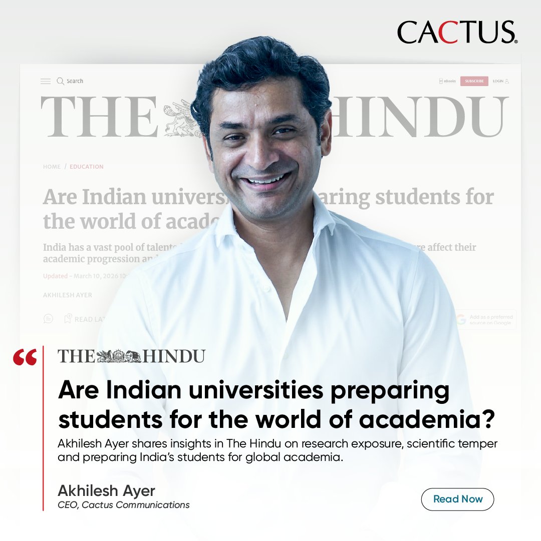 Cactus Communications tweet media