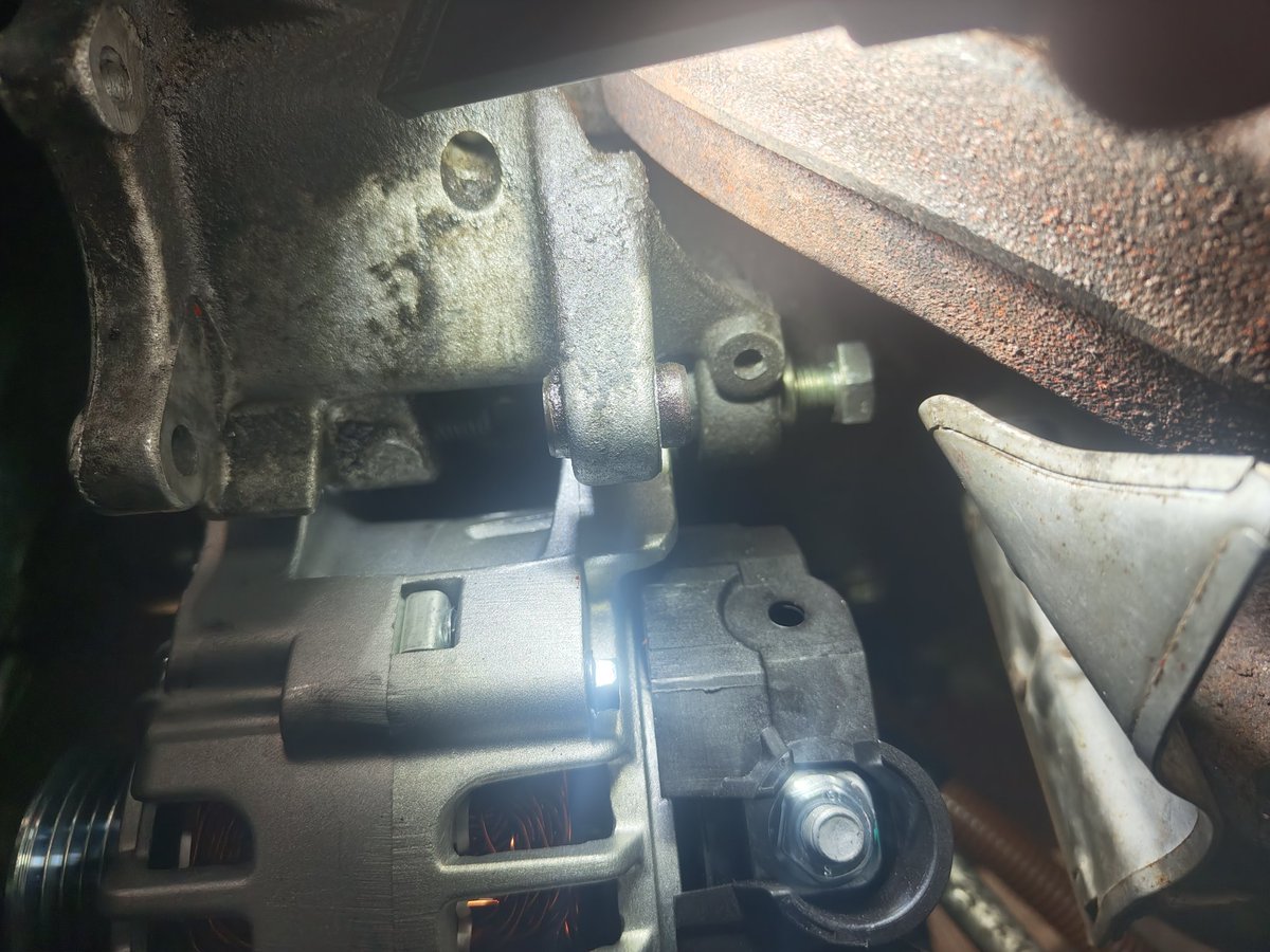 To the knobhead that decided this was a good place for an alternator bolt, I hate you 😆