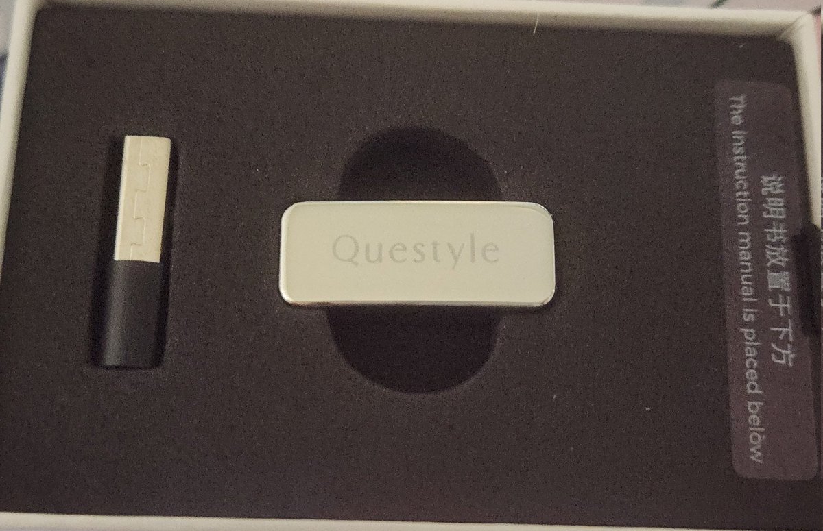 timidityshark's tweet photo. プライムデーでセールになっていたので、Questyle QCC Dongleを購入
これでaptXAdaptiveが使えるようになった https://t.co/JoSIwrBwDy