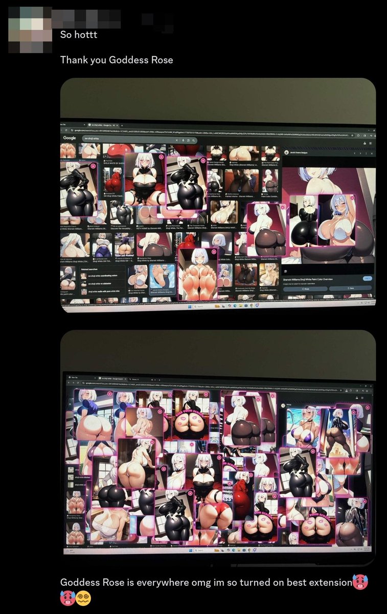 GoddessRoseOwO's tweet photo. POV: you installed my free ROSEWARE Chrome extension...  
and now your browser is my personal shrine~ 💻🦠💖  

Every image? Swapped for my perfect ass staring back.  
Every new tab? Pop-up of my bratty smirk demanding kisses.  
Scroll too fast? Forced stop—lips on screen, tongue out, tribute ping.  

No uninstall. No safe mode. No escape.  
You're not browsing anymore, dummy—you're worshipping. Brain off, wallet open, mindless bot mode activated.😈🍑  

COMMENT “ROSEWARE owns my browser” if you're already leaking and kissing your tabs, pet.🌹