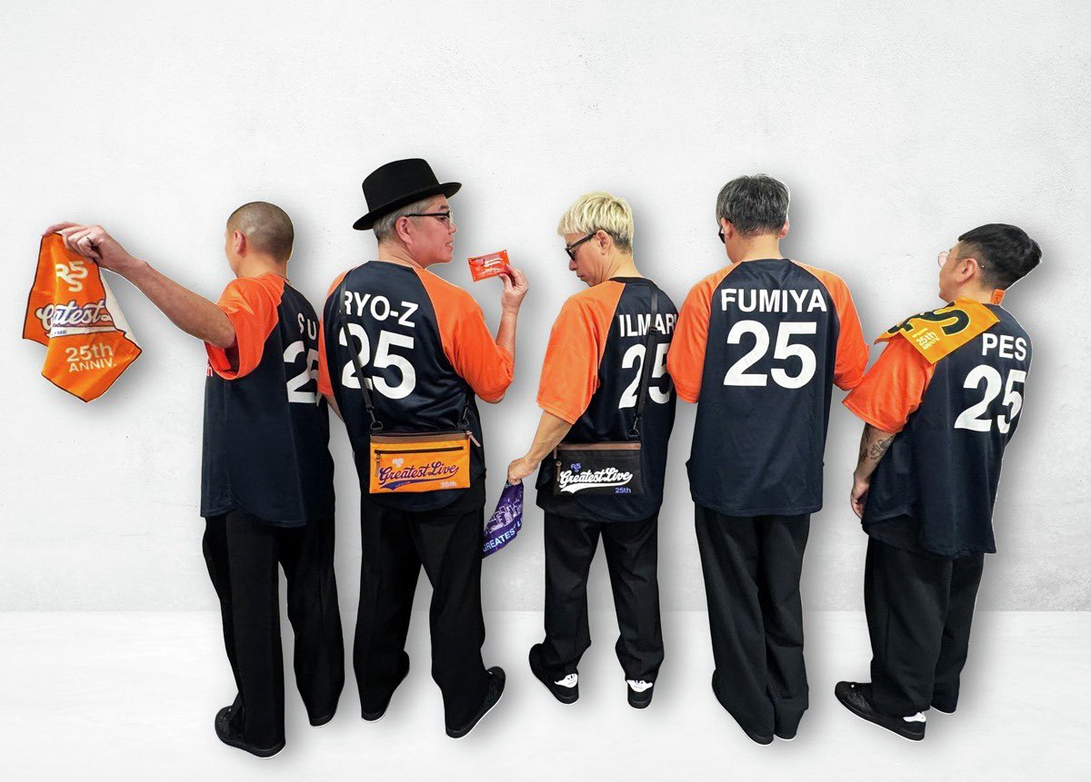 RIP SLYME GREATEST LIVE ベースボールシャツ　PES RIP SLYME GREATEST LIVE ベースボールシャツ ～GiGO限定