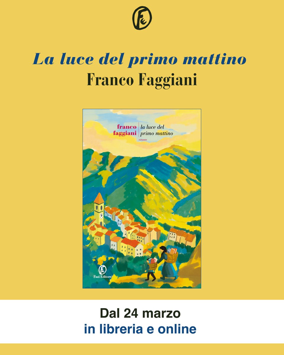 FaziEditore's tweet photo. «La luce del primo mattino» di Franco Faggiani vi aspetta nelle librerie fisiche e online dal 24 marzo.
(parte 2)

#fazieditore #lestrade https://t.co/8yCJp7AYzT