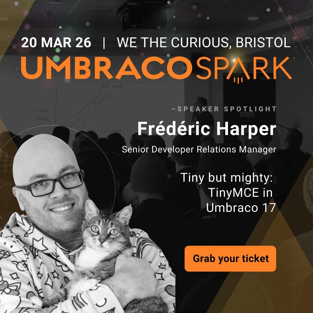 Umbraco Spark tweet media