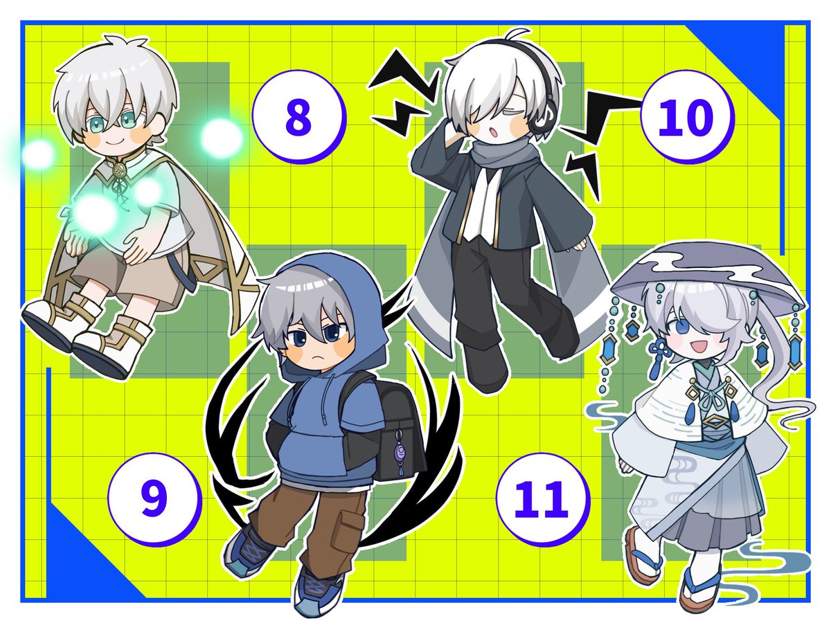 maple_SELC's tweet photo. ぴぴもち(@ pipimochi12 )さん主催
キャラデザ模倣誰デザ企画 通称🅿️デザに参加させて頂きました🙌✨🅿️
全員のデザインをぴぴもちさんが作画して下さっています✨✨️
ツリーから、私がデザインを担当したのは誰かお気軽にご投票ください🫶︎💕︎︎
ぴぴもちさんに模倣、出来てるか……⁉️ https://t.co/zpM61Hw6R4