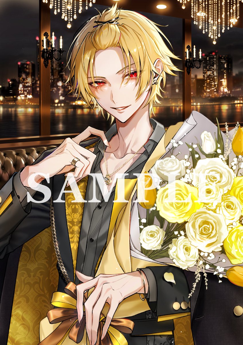 そうま様
⚜️お誕生日＆活動9周年⚜️

公式イラストを担当させていただきました！おめでとうございます🥂✨✨
そうま様とリスナーの皆さまにとって、かけがえのない素敵な日になりますように！

※AI学習禁止
#そうま生誕祭2026