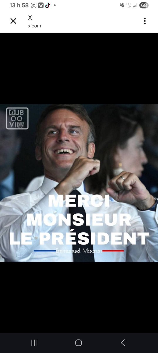 <a href="/JosianeLepine/">Josiane Lépine</a> Merci Monsieur le Président Emmanuel Macron pour votre leadership et votre engagement. Que les Français et les Françaises restent unis dans l’amour de leur nation et dans la construction d’un avenir meilleur pour tous.