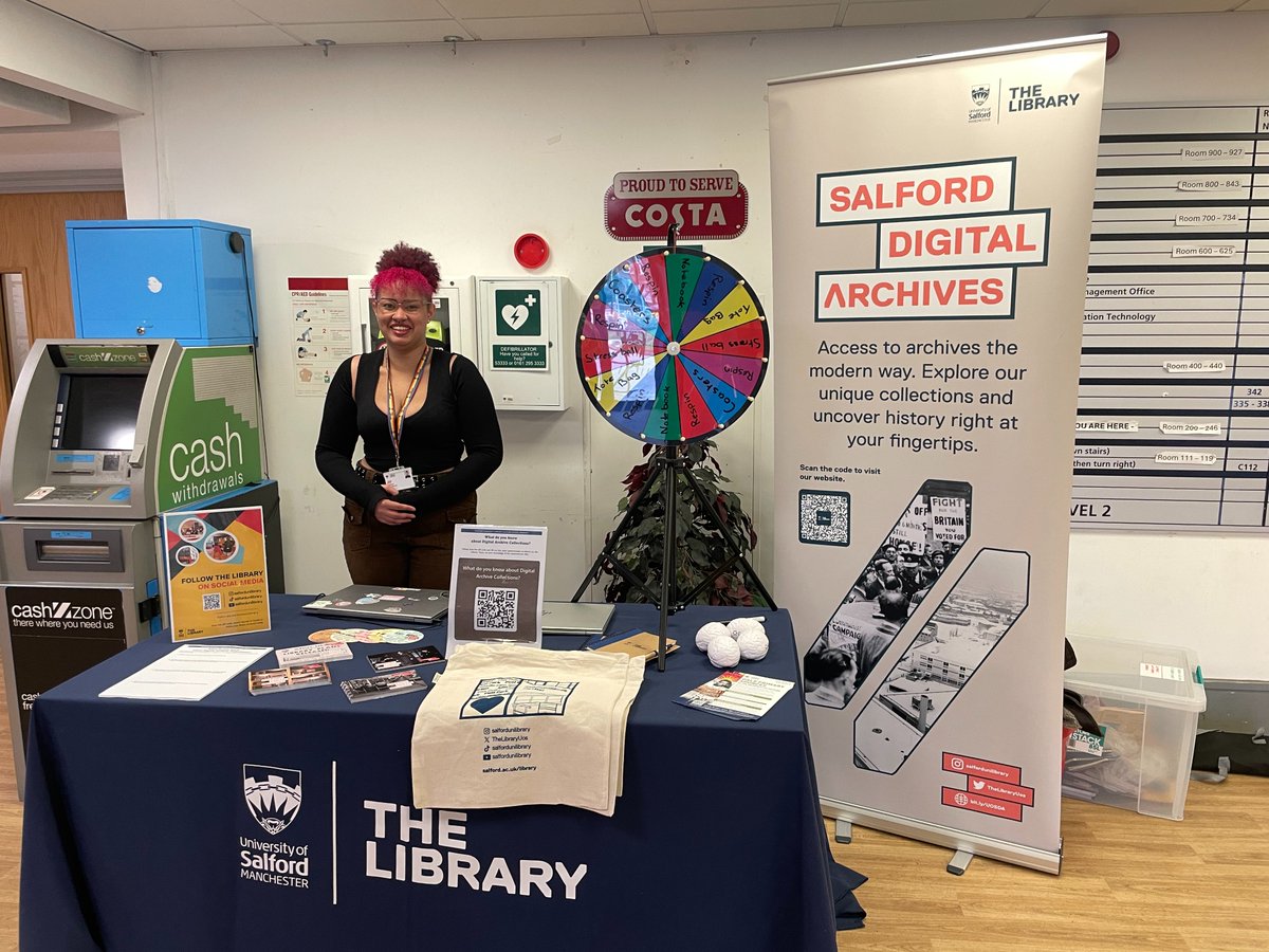 Salford Uni Library tweet media