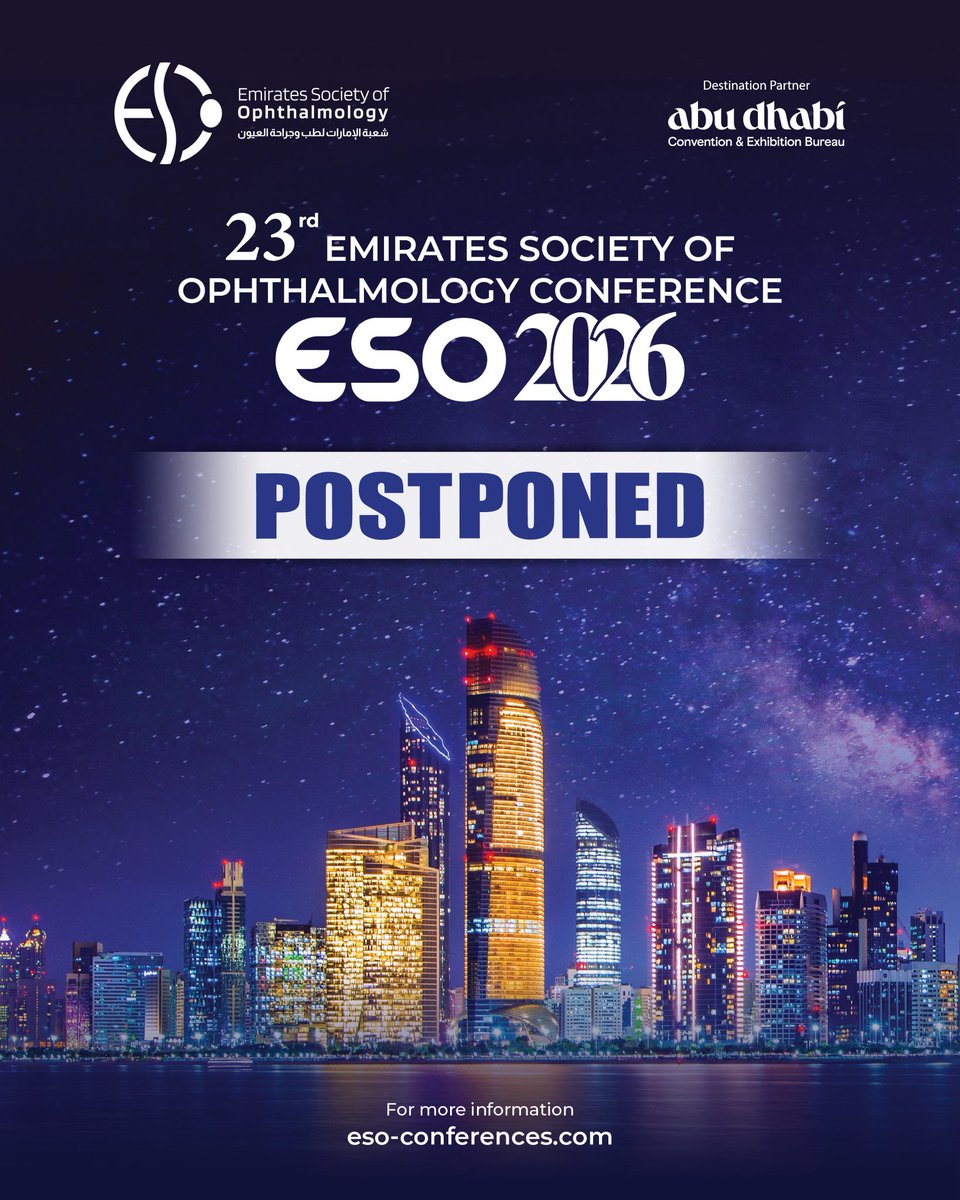 Emirates Society of Ophthalmology tweet media