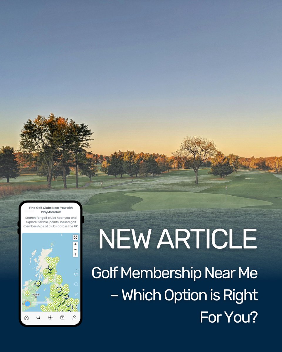 PlayMore_Golf's tweet image. 🚨New Article - Ever wondered which is the best membership for you?

Read our latest blog where we break down the different categories available at golf clubs.

📎bit.ly/3NnAvKJ

#golf #golfuk #golfmembership #flexiblegolfmembership #golfnearme