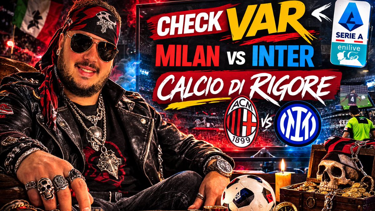 3Dottor's tweet photo. https://t.co/ykMz4hxTD5

VAR MILAN-INTER RIGORE O NO? PER ME È UNA FOLLIA! COSA AVRESTE FATTO VOI? 🏟️

#MilanInter #SerieA #CheckVar #PostPartita #Reaction https://t.co/azky9Ia57w