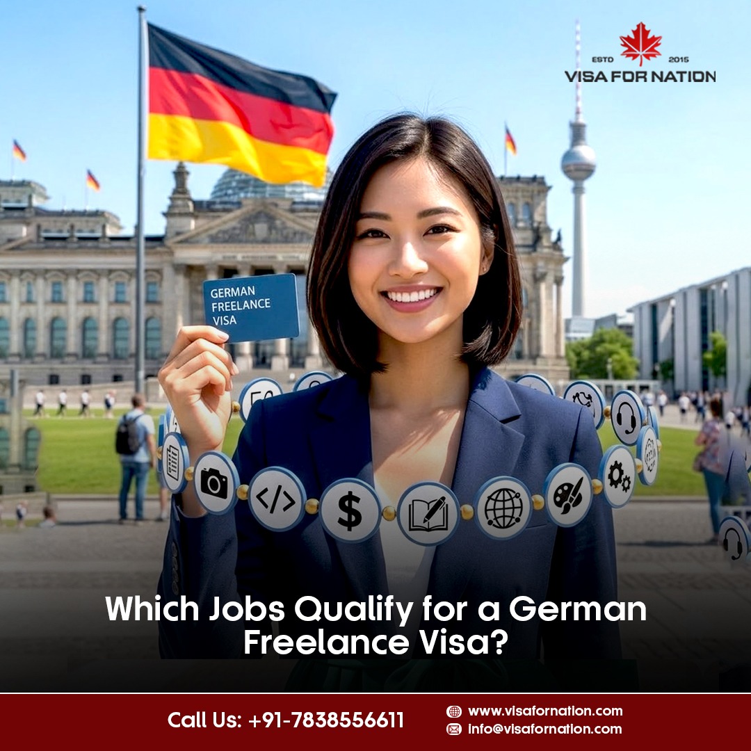 visafornation's tweet image. Want to work as a freelancer in Germany? 🇩🇪

IT specialists, designers, writers &amp;amp; consultants may qualify for the German Freelance Visa.

📞+91-7838556611
🌐visafornation.com
📧info@visafornation.com

#GermanyVisa #FreelanceVisa #WorkInGermany
 #VisaForNation #WorkAbroad