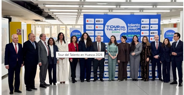 S.M. la Reina preside el Tour del talento en Huesca
El Tour del talento convierte Huesca en punto de encuentro para el futuro profesional de los jóvenes