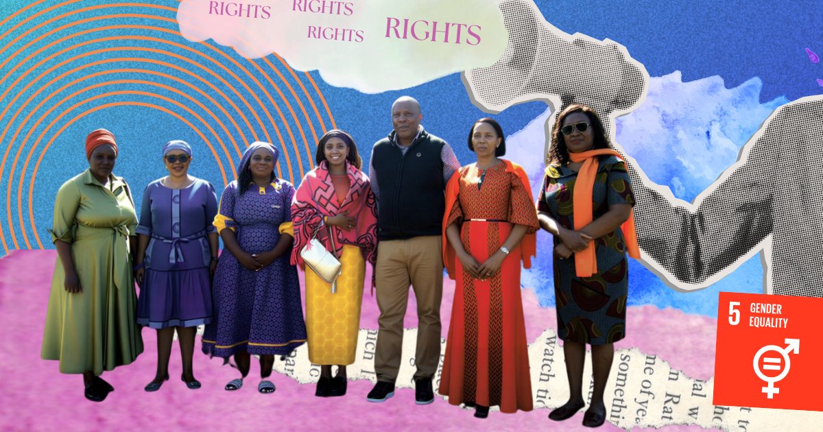 Marline_Bos's tweet photo. The @UN and national partners in Lesotho showed that real change for #WomensRights can be rooted in pragmatic, community-driven models without waiting for considerable funding 👉https://t.co/PKbOUSnlaA https://t.co/hGNO9S5KEI