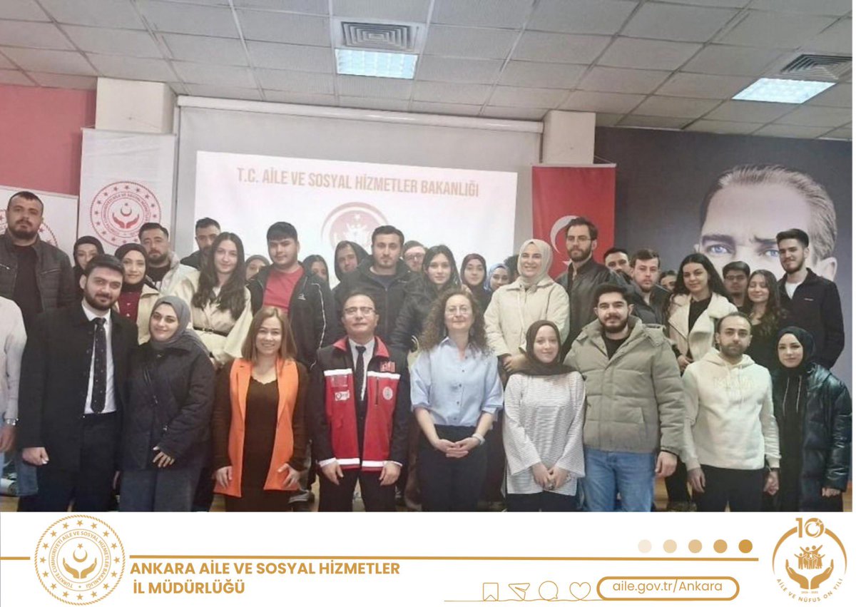 Ankaraashm's tweet photo. #MutluAile
#UmutluGelecek 

“Evlenecek Gençlerin Desteklenmesi Projesi” kapsamında Altındağ Sosyal Hizmet Merkezi koordinasyonunda evliliğe adım atacak çiftlerin katılımıyla “Evlilik Öncesi Eğitim” programı gerçekleştirildi.

@tcailesosyal 
@ASHB_ATHGM https://t.co/Al0paXv1f7