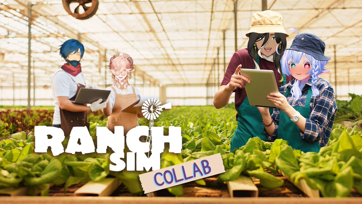 Kkaito_Y's tweet photo. Waiting room is up for Youtube   https://t.co/l0SY2ZmNir

【 Ranch Simulator 】The farm is in PURE CHAOS [ Collab ]
@Fiphie_E @hakufloress @Buigi030 

#Vtuber #ENVtuber #MYVtuber #streaming #ranchsimulator #Collaboration #collab https://t.co/RCBf8TGLjA