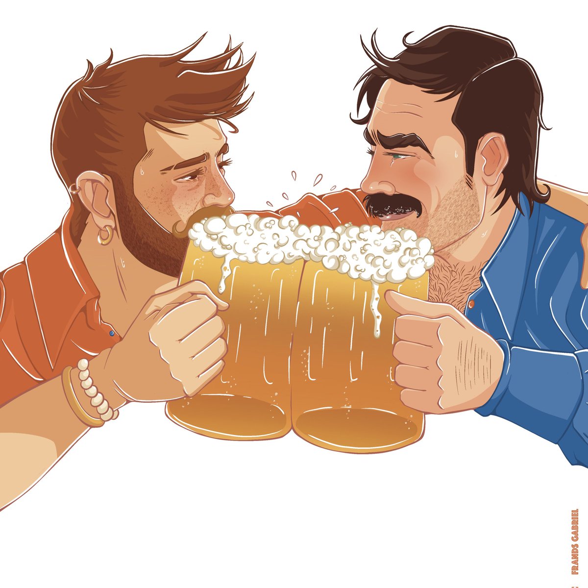 Frands Gabriel / Beards Sweat and Pits tweet media